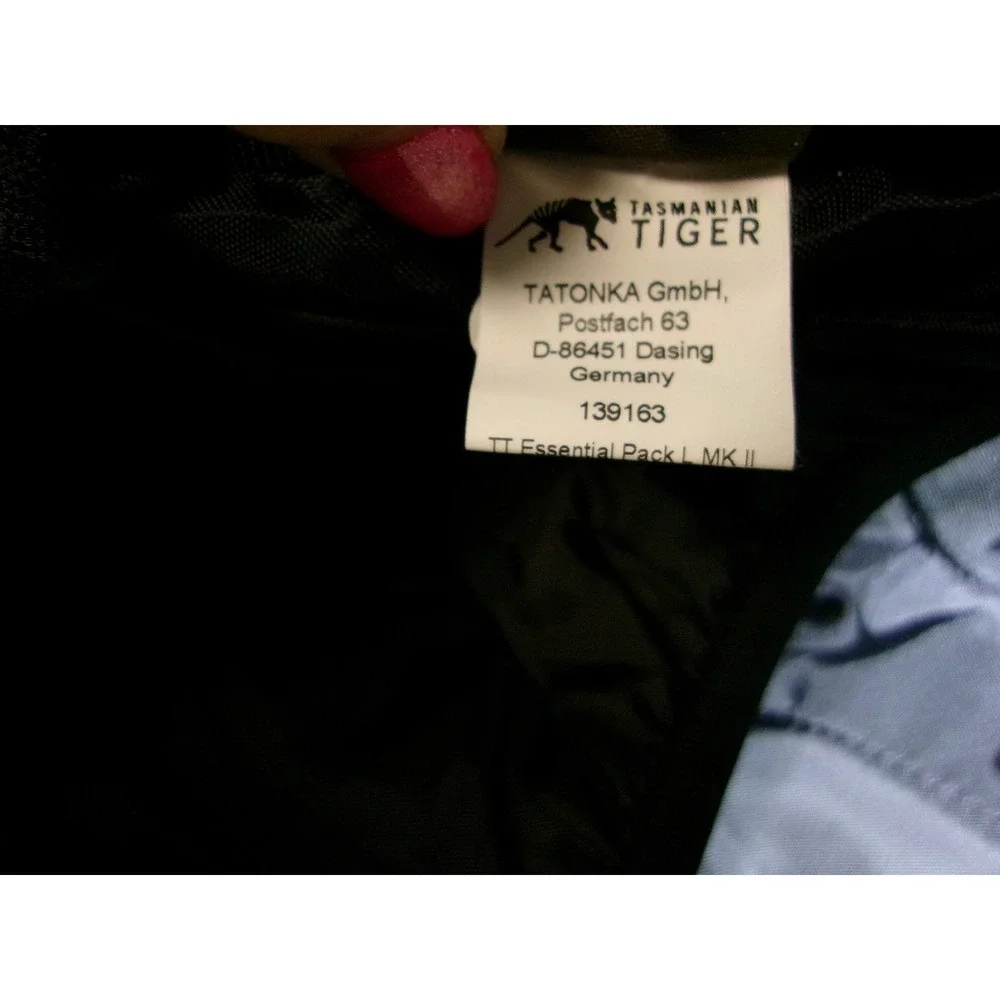 Tasmanian Tiger Essential Pack L MK II‎ Backpack Unisex 15L Black MOLLE